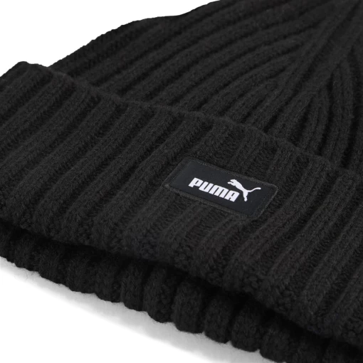 Шапка Unisex PUMA ESS Fisherman Beanie чорного кольору